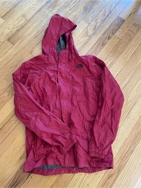 The North Face Kids Red Hooded Raincoat